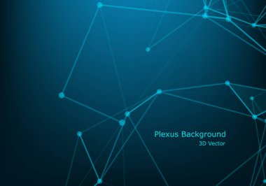 Noktaları ve çizgileri birleştiren soyut bir bağlantı. Bağlantı bilimi geçmişi. Vektör illüstrasyonu