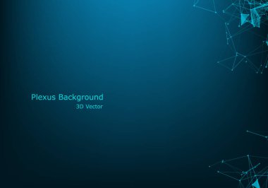 Vektör soyut fütüristik dijital manzara parçacıklar noktalar ve ufukta yıldız ile. bilgisayar geometrik dijital bağlantı yapısı. Fütüristik mavi soyut ızgara. Zeka yapay. Neon