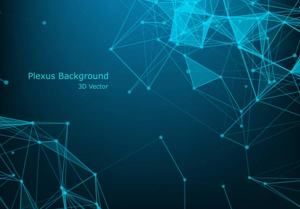 Soyut teknoloji fütüristik arka plan. Büyük veri görselleştirmesi. Zincir ağı konseptini engelle.