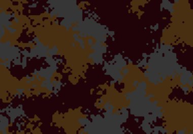 Kamuflaj şablonu. Klasik kıyafet tarzı kamuflaj baskısı. Tasarım elemanı. Tuhaf kamuflaj deseni. 