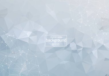 Üçgenler ile düşük Poli geometrik arka plan, illüstrasyon vektör