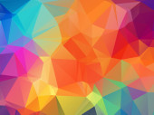 Картина, постер, плакат, фотообои "colorful polygonal mosaic background. geometric pattern, triangles background. creative business design templates. vector illustration.", артикул 572172382