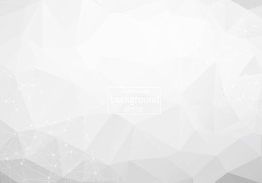 Vektör soyut bilim arka plan. Poligonal geometrik tasarım. EPS 10