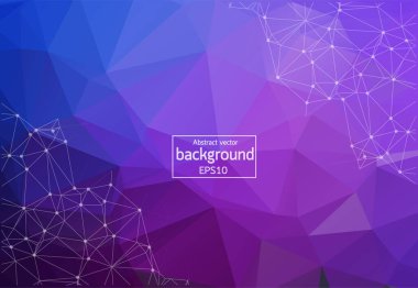 Soyut üçgenler arka plan. Soyut köşeli tasarım.