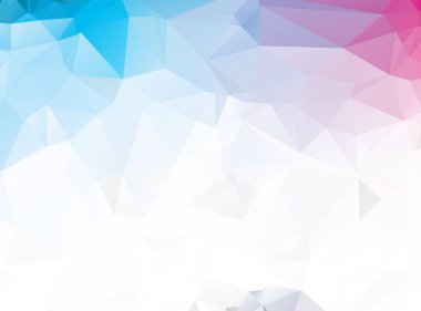 Renkli ışık Çokgen Mozaik Arkaplanı. Geometrik desen, üçgen arka plan. Yaratıcı İş Tasarım Şablonları. Vektör illüstrasyonu.