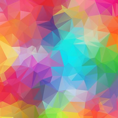 Soyut Geometrik arkaplanlar Tam Renkli