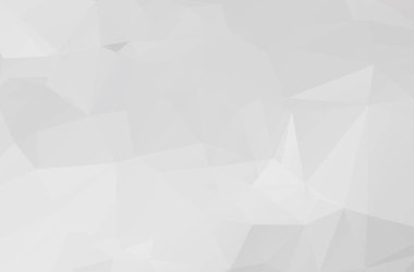 Gri Beyaz çokgen çizimi, üçgenlerden oluşur. Origami tarzında gradyanı olan geometrik arkaplan. İşiniz için üçgen tasarım.