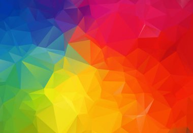 Renkli geometrik buruşuk üçgen düşük poli origami stili grafiksel arkaplan. İşiniz için çokgen tasarım taşıyıcı.