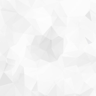 Gri beyaz geometrik buruşuk üçgen düşük poli origami stili grafiksel arkaplan. İşiniz için çokgen tasarım taşıyıcı.