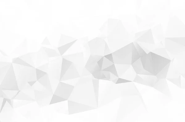 Gris Ilustración Poligonal Blanca Que Consiste Triángulos Fondo Geométrico Estilo — Vector de stock