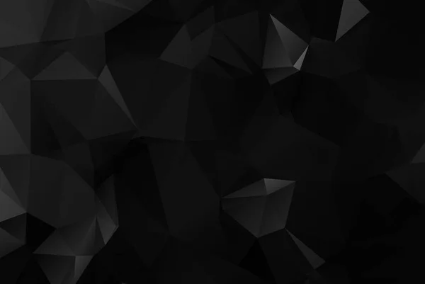 Ciemna Wielokątna Ilustracja Składająca Się Trójkątów Geometryczne Tło Stylu Origami — Wektor stockowy