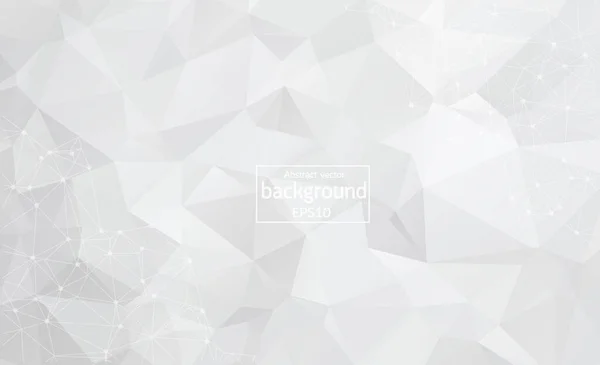 Vector Abstrakt Vetenskap Bakgrund Polygonal Geometriska Design Eps — Stock vektor