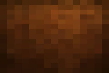 Soyut Koyu Kahverengi Geometrik Arkaplan, Yaratıcı Tasarım Şablonları. Piksel sanatı Izgara Mozaiği, 8 bit vektör arkaplanı.