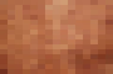 Soyut Kahverengi Geometrik Arkaplan, Yaratıcı Tasarım Şablonları. Piksel sanatı Izgara Mozaiği, 8 bit vektör arkaplanı.