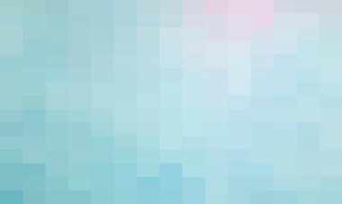 Soyut Mavi Geometrik Arkaplan, Yaratıcı Tasarım Şablonları. Piksel sanatı Izgara Mozaiği, 8 bit vektör arkaplanı.