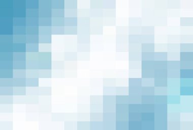 Soyut Mavi Işık Sistemi Mozaik Arkaplanı, üçgenli modern soyut çizim. Kare ile Yaratıcı Tasarım Çokgen Şablon Mozaiği.