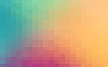 Soyut Pembe Geometrik Arkaplan, Yaratıcı Tasarım Şablonları. Piksel sanatı Izgara Mozaiği, 8 bit vektör arkaplanı.