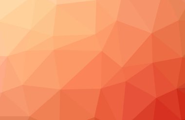 Soyut Orange Çokgen Geometrik Arkaplan, Düşük Polonyalı Tarzı. İş Tasarım Şablonları Modern Üçgen Arkaplan.