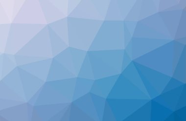 Soyut Mozaik Mavi Çokgen Geometrik Arkaplan, Düşük Polonyalı Tarzı. İş Tasarım Şablonları Modern Üçgen Arkaplan.