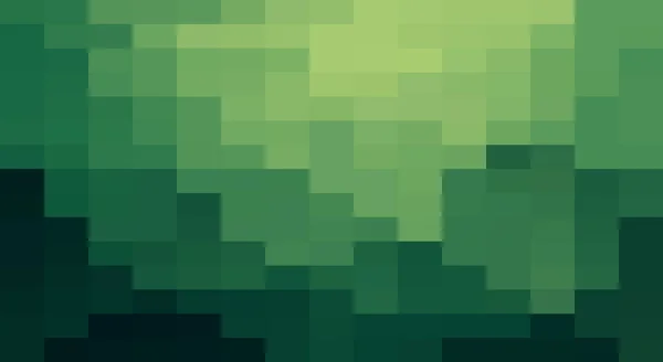 Astratto Sfondo Geometrico Verde Modelli Design Creativo Pixel Arte Griglia — Vettoriale Stock
