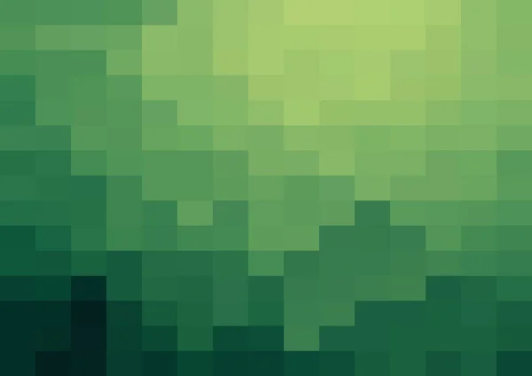 Fondo Geométrico Verde Abstracto Plantillas Diseño Creativo Pixel Arte Rejilla — Archivo Imágenes Vectoriales