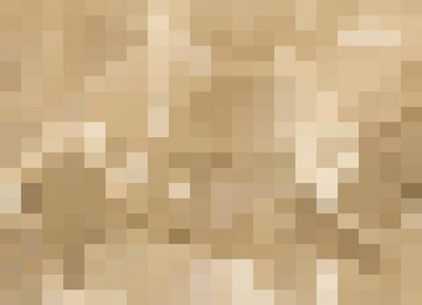 Résumé Brown Fond Géométrique Modèles Conception Créative Pixel Art Grille — Image vectorielle