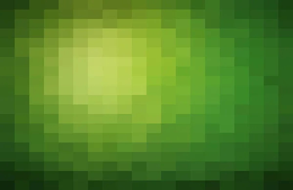 Abstrakter Grüner Geometrischer Hintergrund Kreative Design Vorlagen Pixel Art Grid — Stockvektor