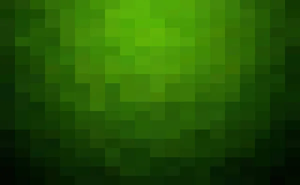 Fondo Geométrico Verde Oscuro Abstracto Plantillas Diseño Creativo Pixel Arte — Archivo Imágenes Vectoriales