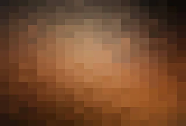 Abstrakter Brauner Geometrischer Hintergrund Kreative Design Vorlagen Pixel Art Grid — Stockvektor