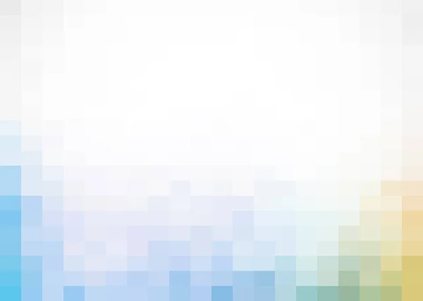Абстрактный Белый Геометрический Фон Креативный Дизайн Сетка Пиксельная Мозаика Битный — стоковый вектор