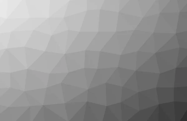 Абстрактный Черно Белый Полигональный Геометрический Фон Треугольника Низкопольный Стиль Шаблоны — стоковый вектор