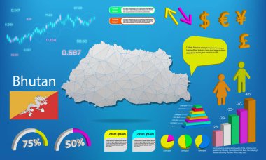 bhutan harita bilgi grafikleri - grafikler, semboller, ögeler ve simgeler koleksiyonu. Yüksek kaliteli ticari bilgi ögelerine sahip ayrıntılı bhutan haritası.
