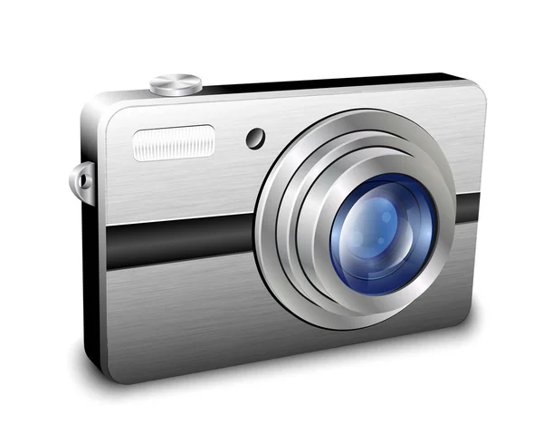 Digitale compacte fotocamera. Vector — Stockvector