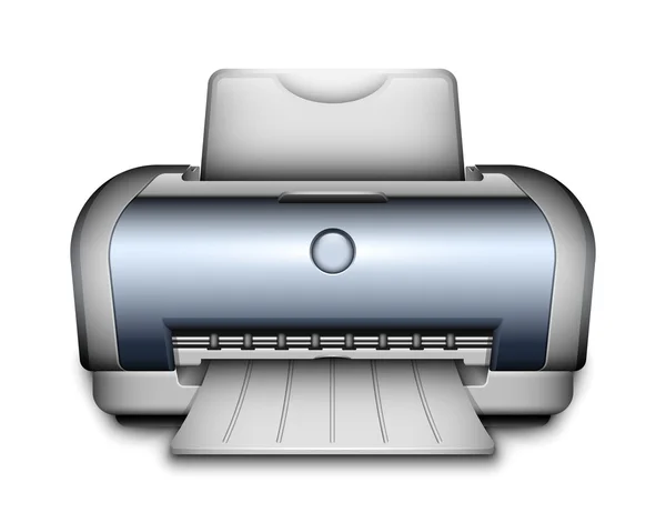 Vektorové ikony tiskárny — Stockový vektor