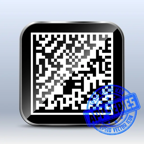 Icona Datamatrix. Serie di app — Vettoriale Stock