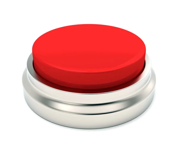 空红色紧急按钮 — 图库照片