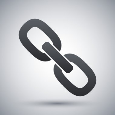 vector keten of link pictogram