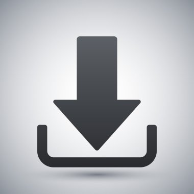 vektör download simgesi