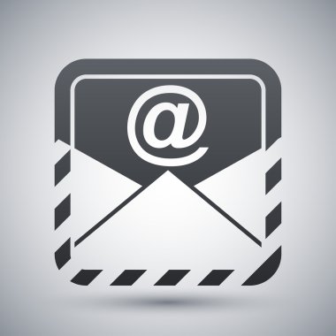 Vektör zarfı simgesi