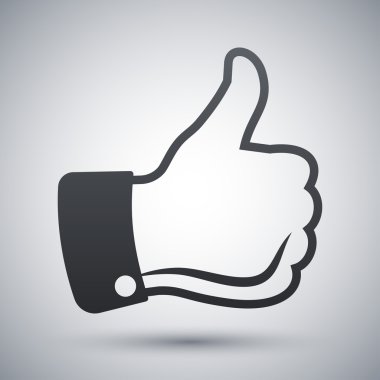 Vector thumbs up icon