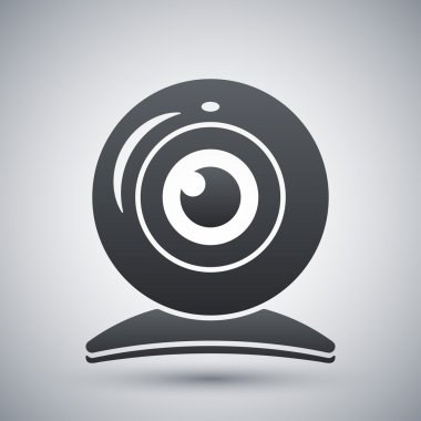 vektör web kamerası simgesi