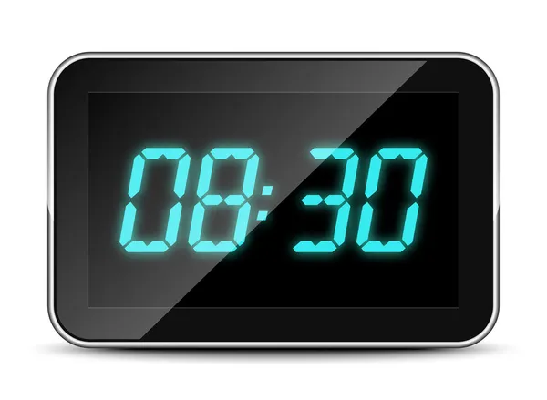 Digital clock icon — Stock Vector