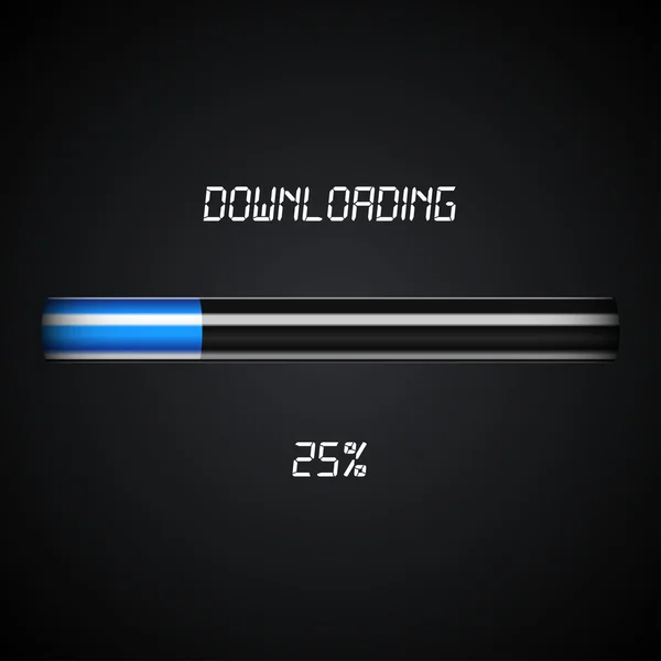 Téléchargement de la barre de progression — Image vectorielle
