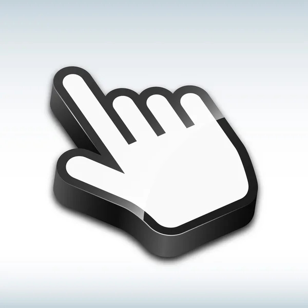 Vector hand cursor — Stock Vector