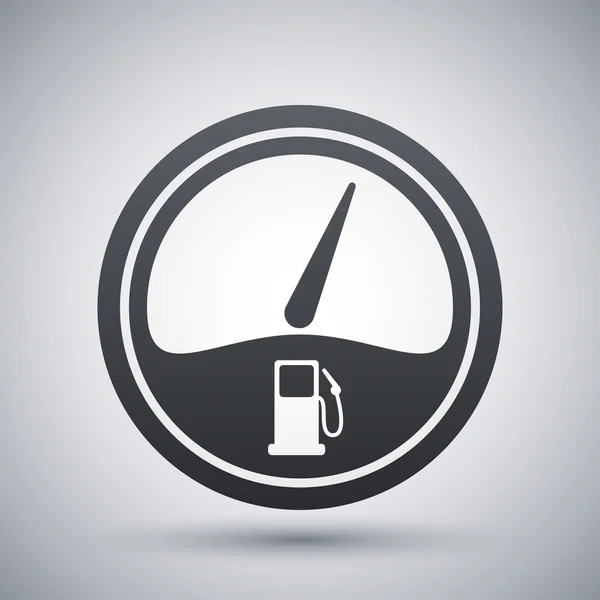 Icono de indicador de combustible vectorial — Vector de stock