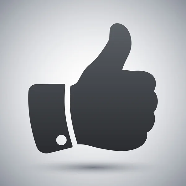 Vector thumb up icon — Stock Vector