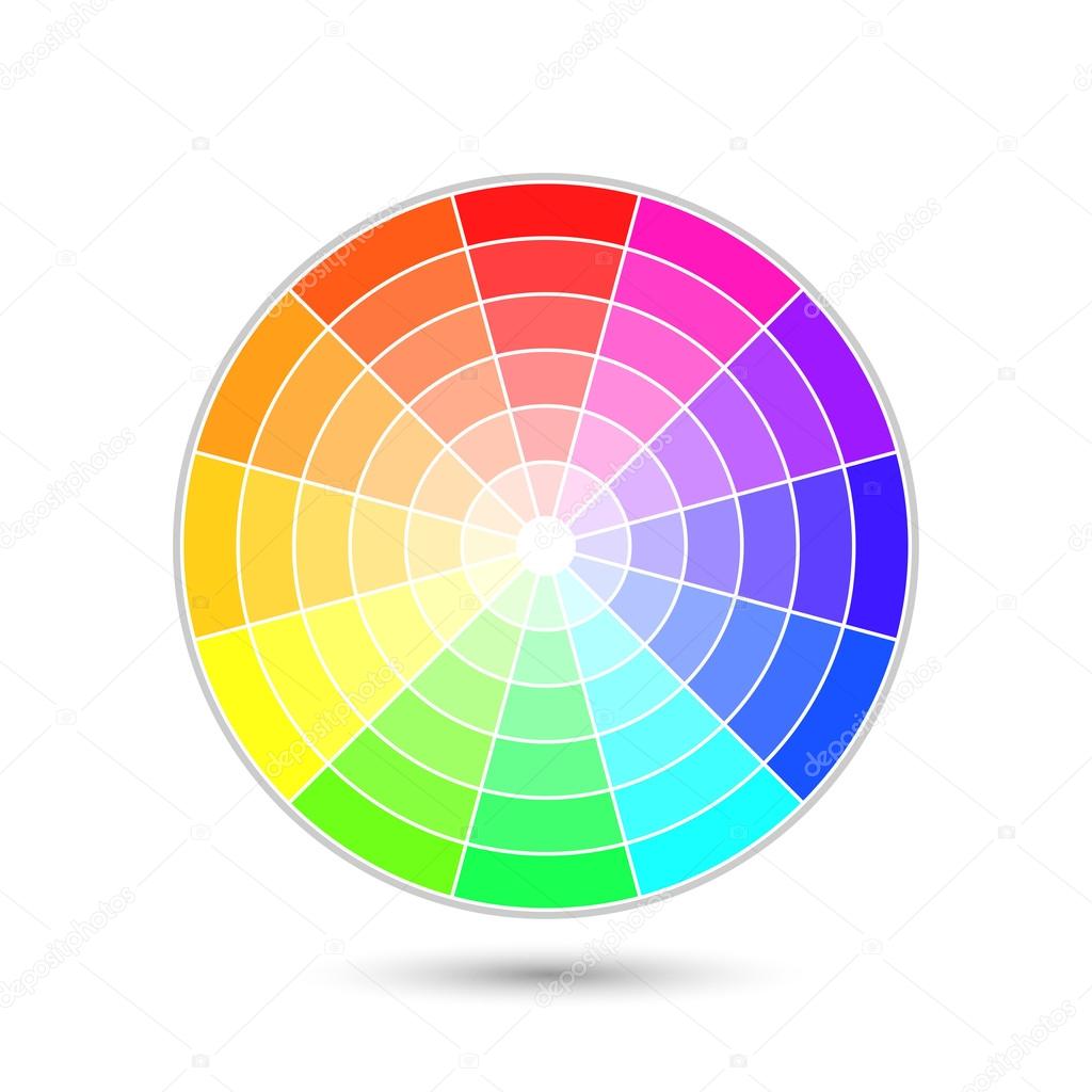 Vector color wheel