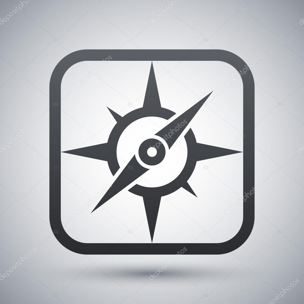 Vector compass icon