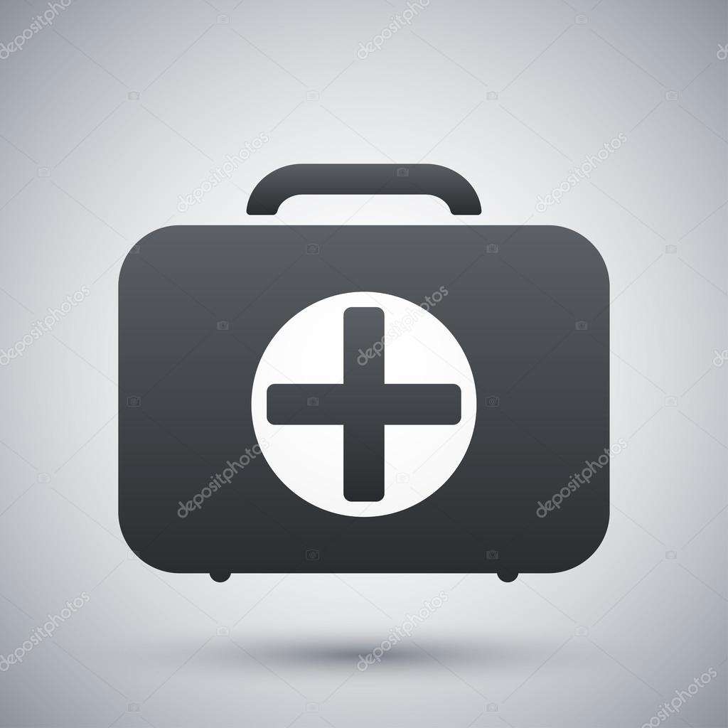 Vector first aid box icon