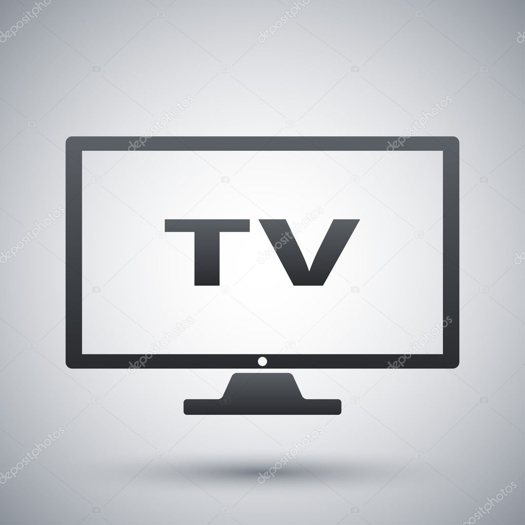 modern tv vector